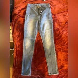 High waisted jegging